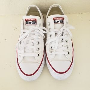 White Converse Low Tops